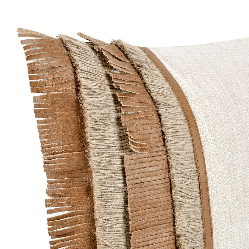 Pottery Leather Pillow