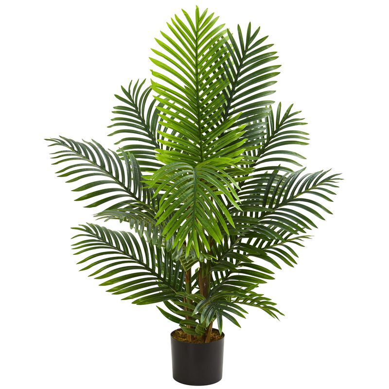 Hivvago 4 Feet Paradise Palm Artificial Tree