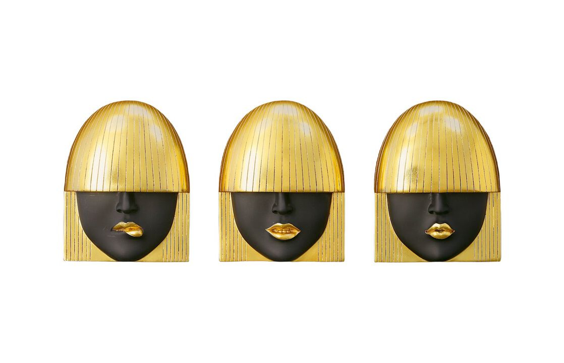 Fashion Faces Small Wall Art Set of 3