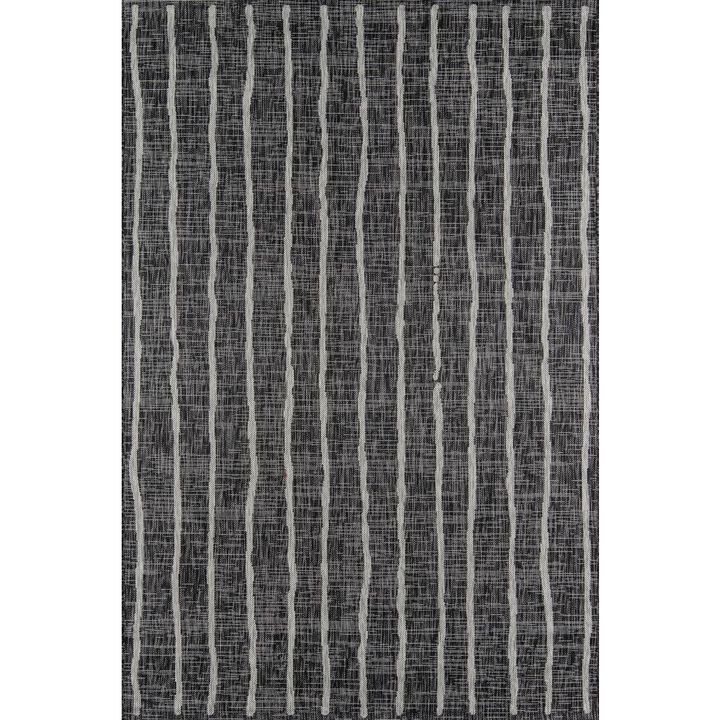 Novogratz Contemporary Rectangle Area Rug, Charcoal, 3'3 X 5'