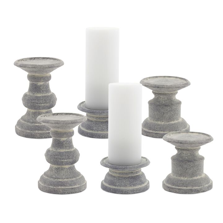 Set of 6 Decorative Candle Holders for Home Décor and Elegant Lighting