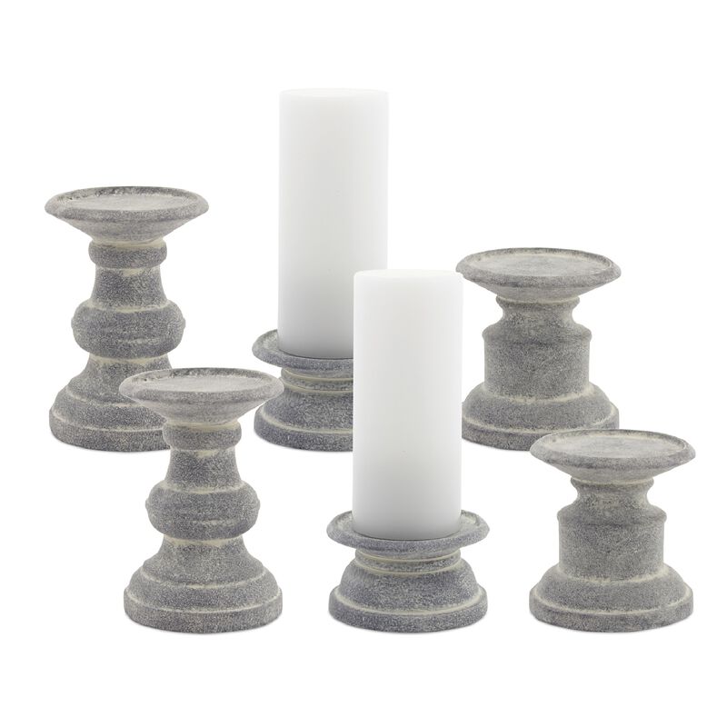 Set of 6 Decorative Candle Holders for Home Décor and Elegant Lighting
