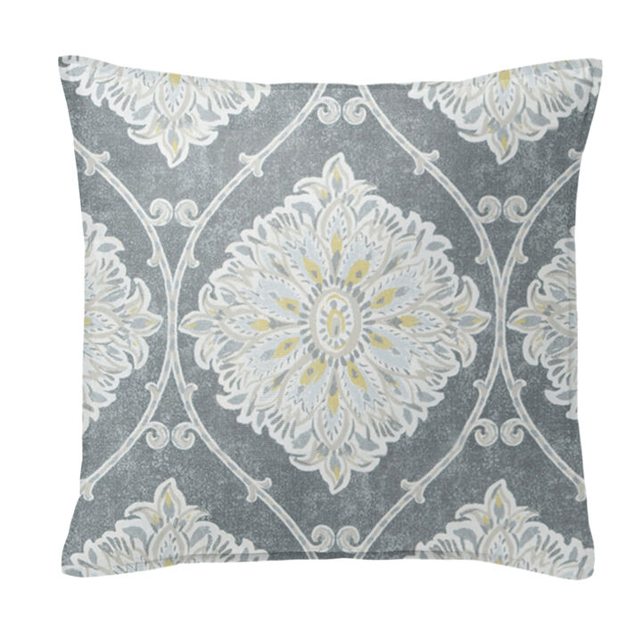 6ix Tailors Fine Linens Bellamy Gray Decorative Throw Pillows