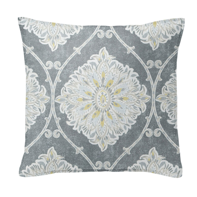 6ix Tailors Fine Linens Bellamy Gray Decorative Throw Pillows
