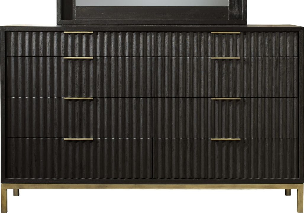 Kentifield Solid Wood Eight Drawer Dresser