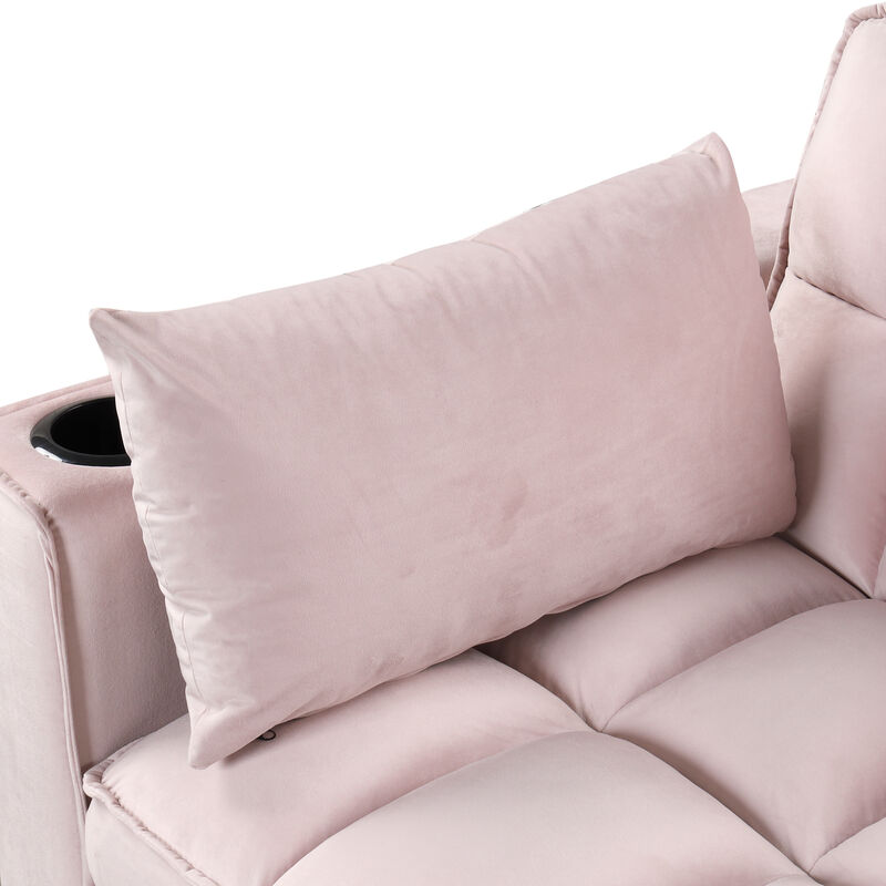 Merax 4-1 Multi-Functional Sofa Bed with Cup Holder