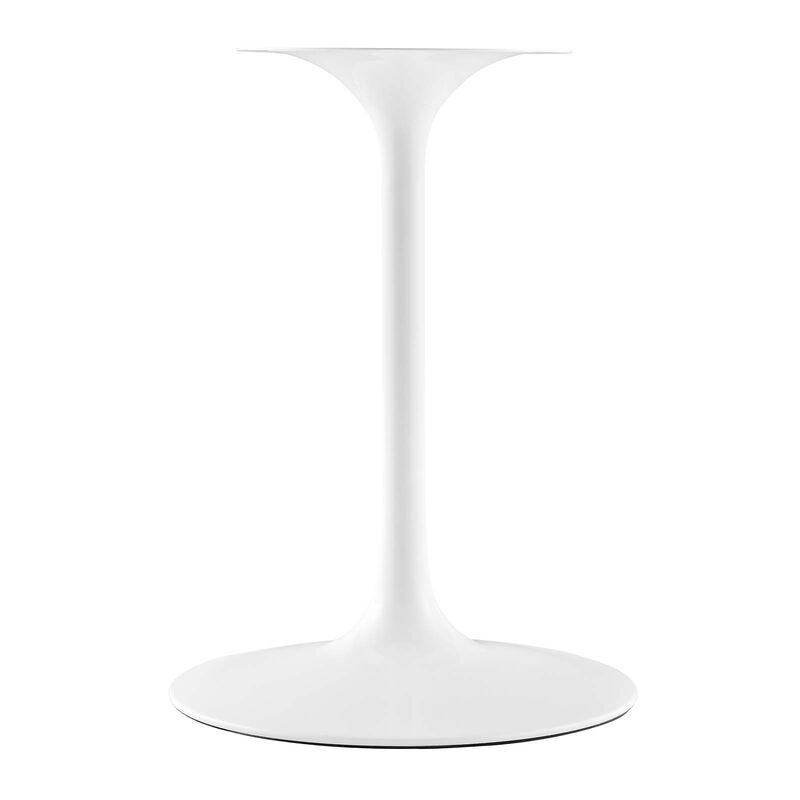 Modway - Lippa 28" Round Artificial Marble Dining Table White