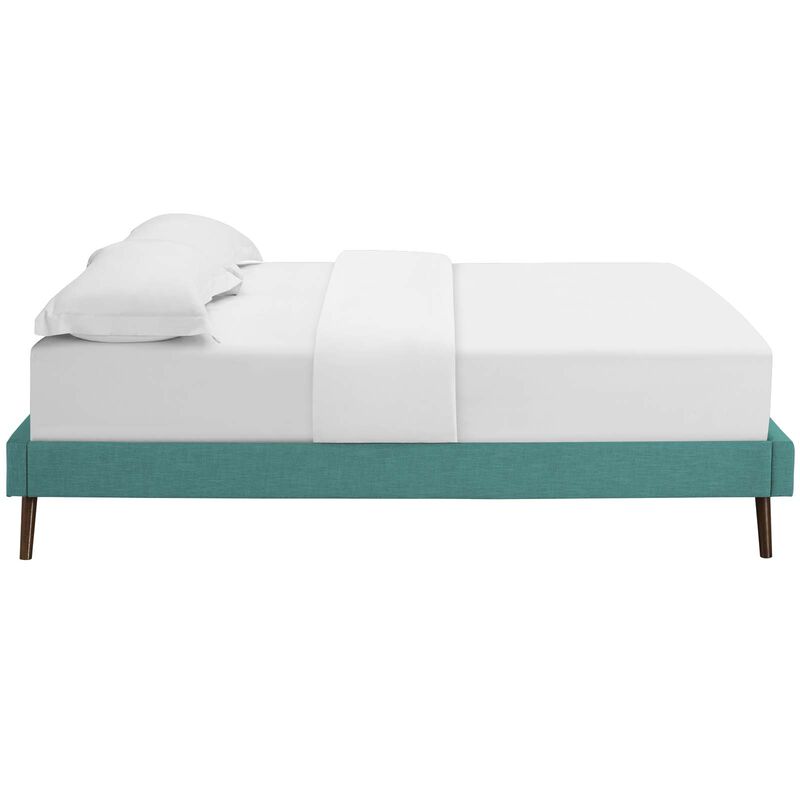 Modway - Loryn Full Fabric Bed Frame with Round Splayed Legs