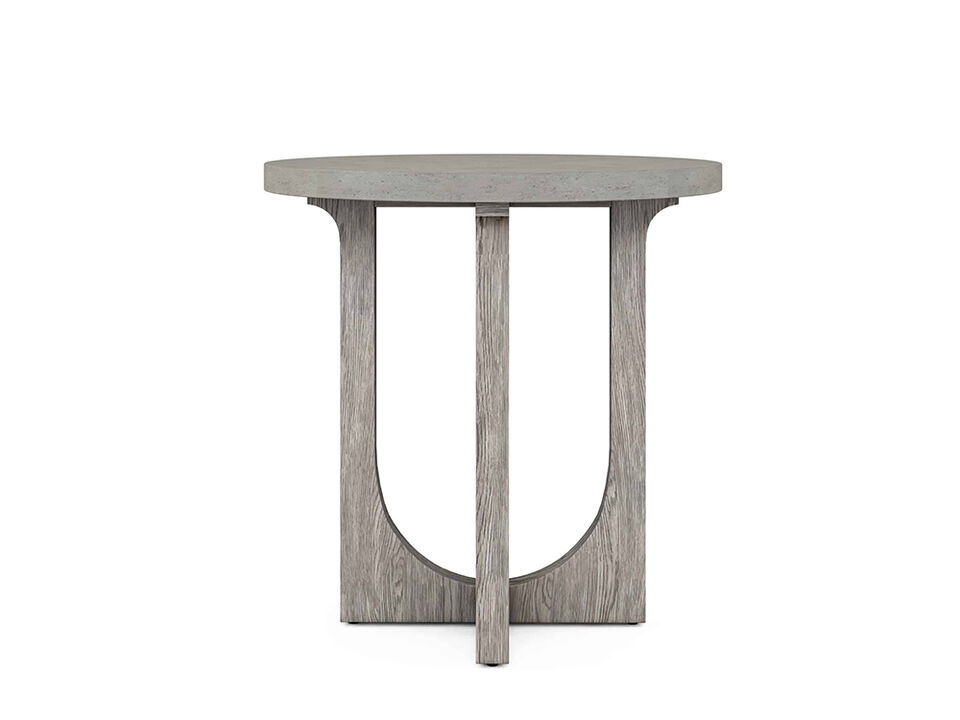 Vault Round Chairside Table