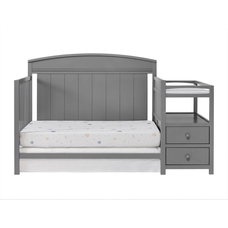 Oxford Baby Pearson Crib And Changer Combo Dove Gray