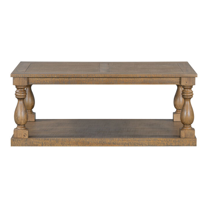 Merax Vintage Coffee Table for Living Room