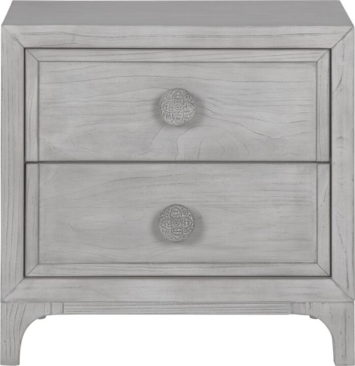 Boho Chic 2 Drawer Nightstand