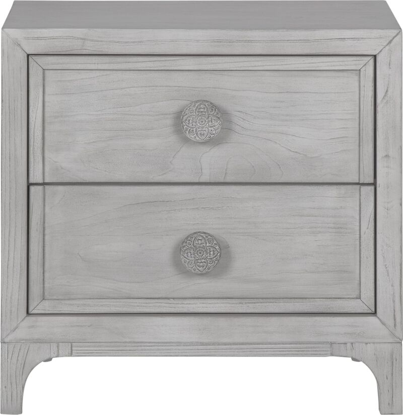 Boho Chic 2 Drawer Nightstand