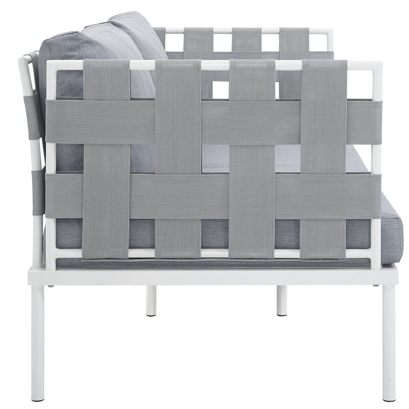 Modway - Harmony Outdoor Patio Aluminum Loveseat
