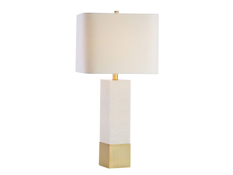 Jeffrey Metal/Marble LED Table Lamp
