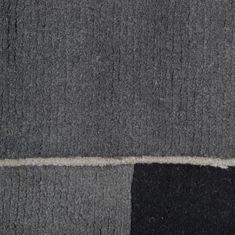 Rugsotic Carpets Hand Knotted Tibbati Wool 2'3''x4'6'' Area Rug Contemporary Grey K00719