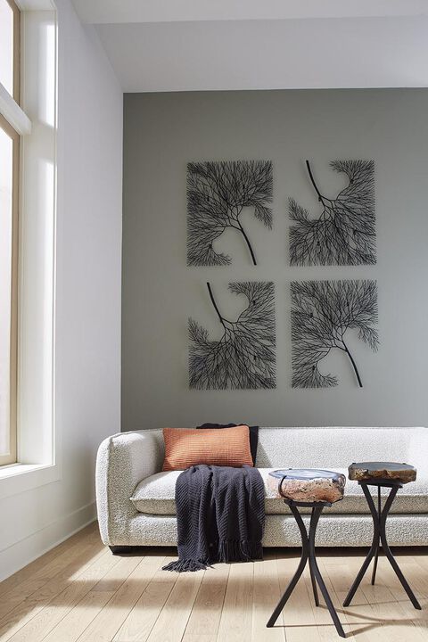 Wire Tree Rectangular Wall Art