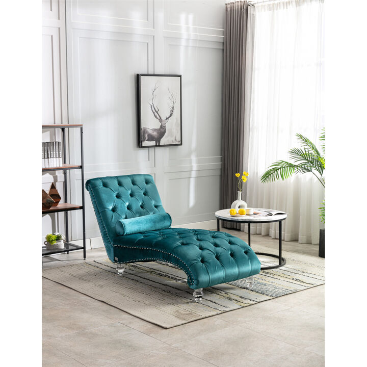 Leisure Concubine Sofa With Acrylic Feet