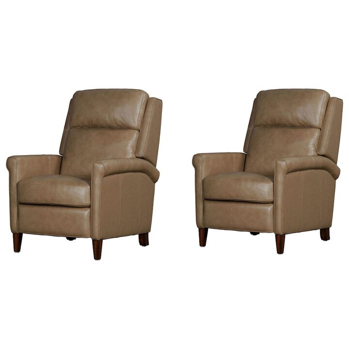 Parker Living Northfield - Lotus Cream Manual Recliner Two Pack