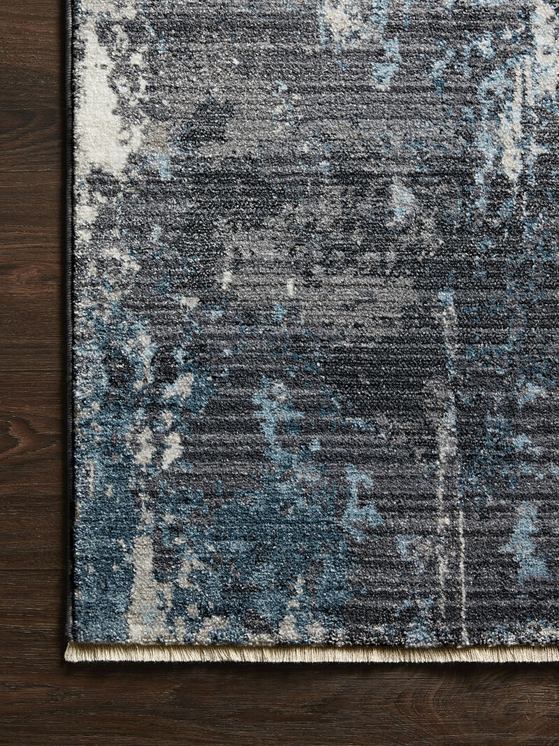 Samra SAM06 Charcoal/Sky 7'10" x 10' Rug