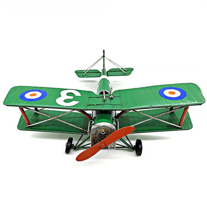 Green WWI Fighter Model Airplane