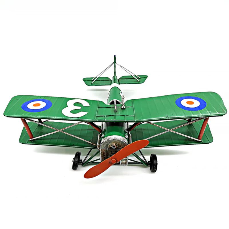 Green WWI Fighter Model Airplane
