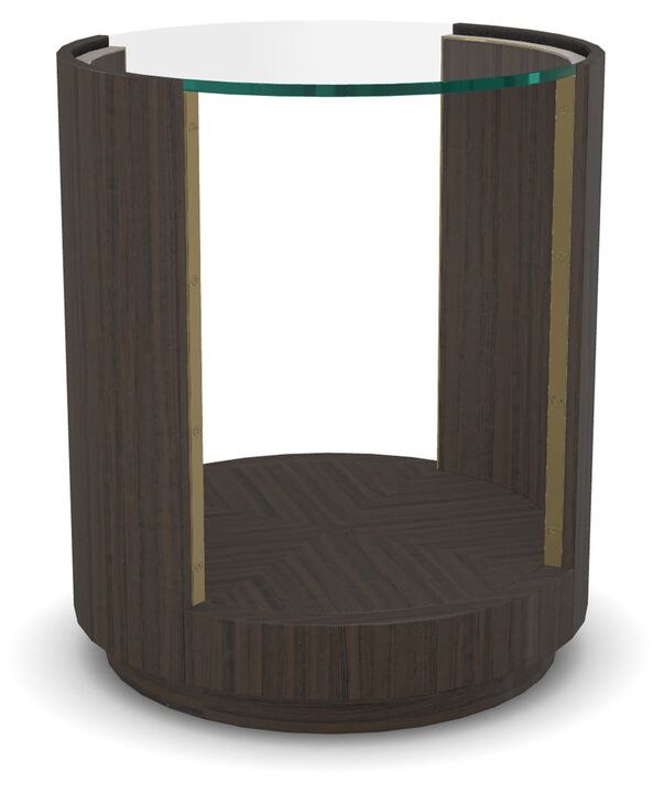 Axis III Round Lamp Table