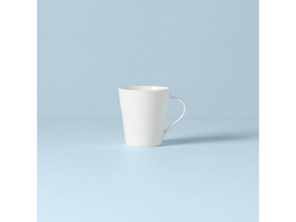 Lenox Tin Can Alley Seven Mug, 0.60 LB, White