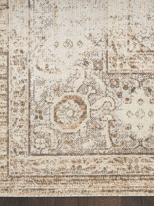 Astra Machine Washable ASW13 Beige 2'2" x 10' Rug