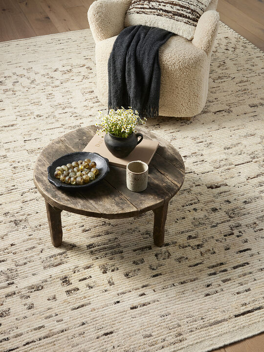 Briyana BRI01 Natural/Granite 18" x 18" Sample Rug