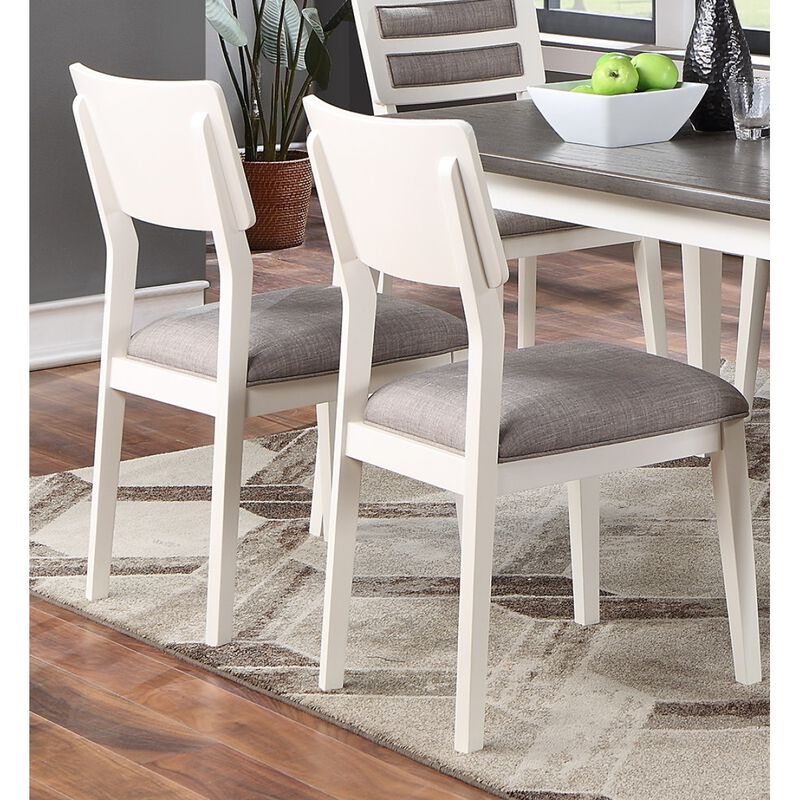 Beautiful Unique Set Of 2 Side Chairs And Kitchen Dining Room Furniture Ladder Back