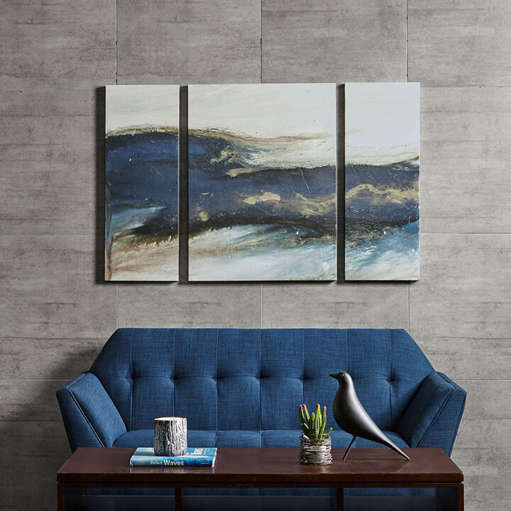 Gracie Mills Cherie Canvas Trio Artistic Wall Décor Set
