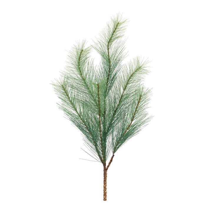 Long Needle Pine Spray Set of 6 for Holiday and Winter Arrangements