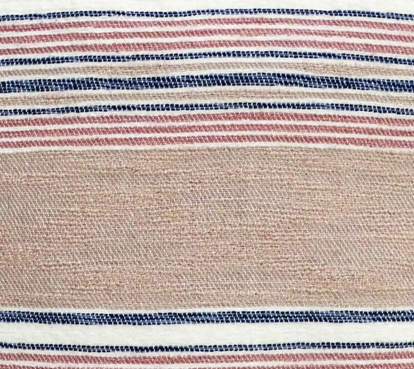 22" X 22" Throw Pillow for couch with Tassels-Multi Colors