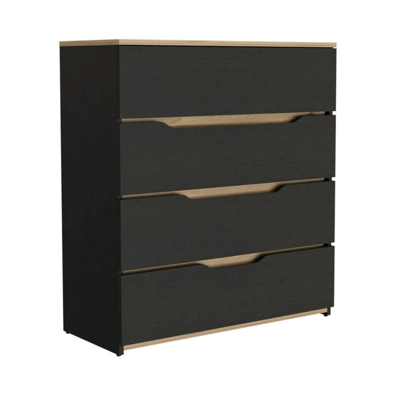 Dresser Oboe, Bedroom, Black / Light Oak