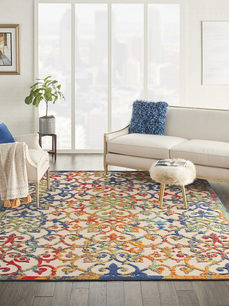 Aloha ALH21 Multicolor 6' x 9' Rug