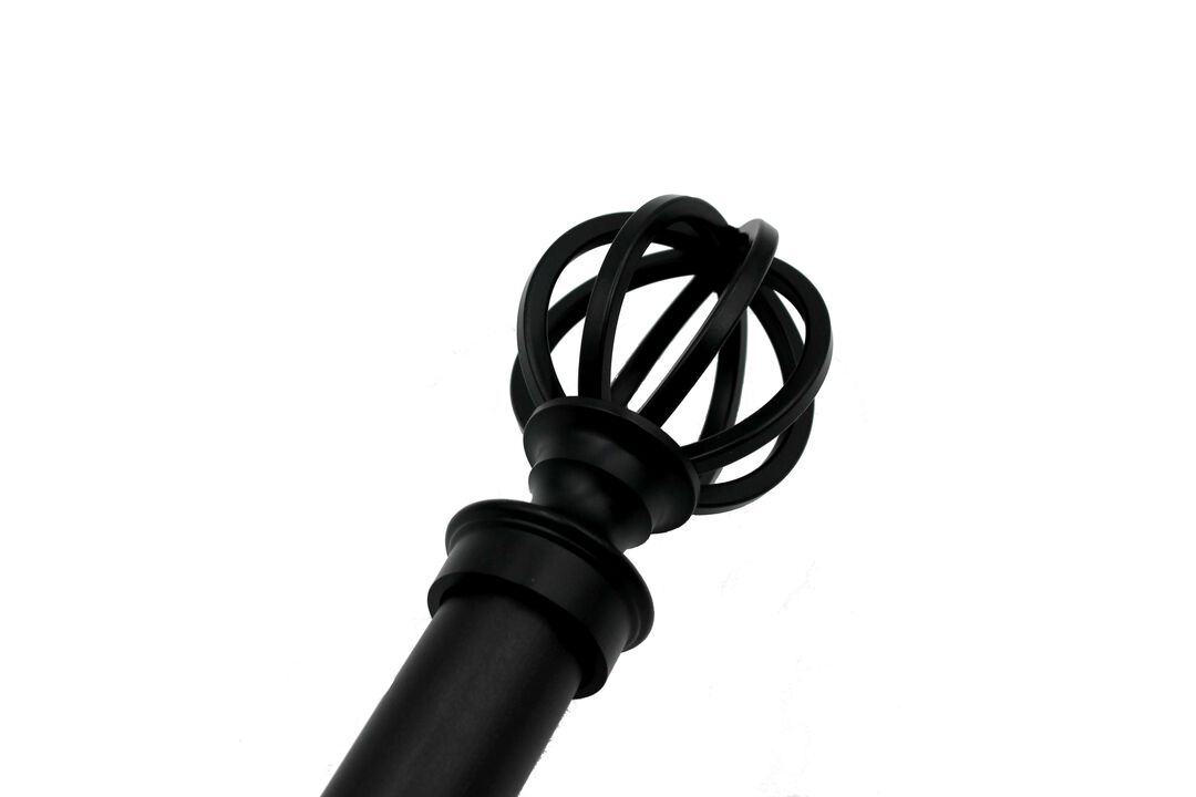 Linen Avenue Cage Double Window Curtain Rod Set