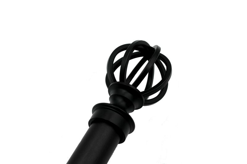 Linen Avenue Cage Double Window Curtain Rod Set