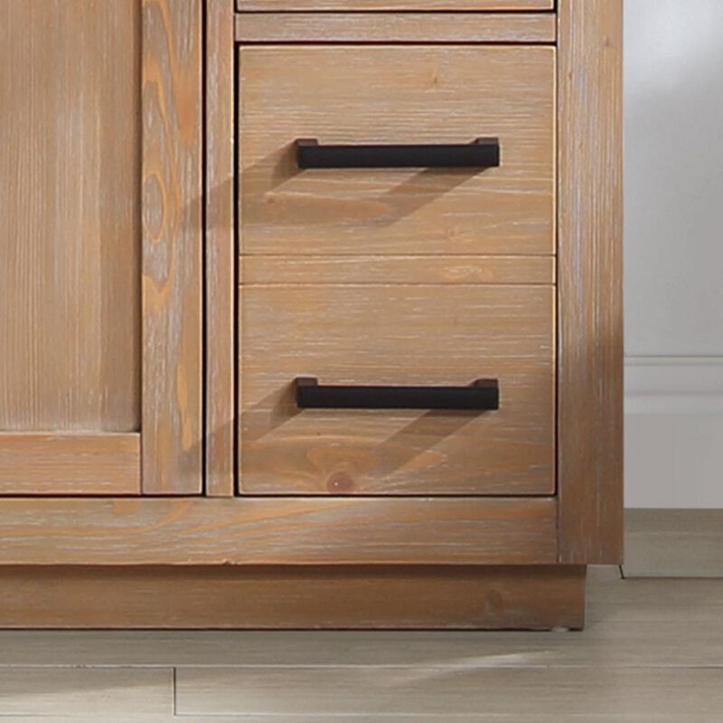 Altair 36 Single Bathroom Vanity in Light Brown without Mirror
