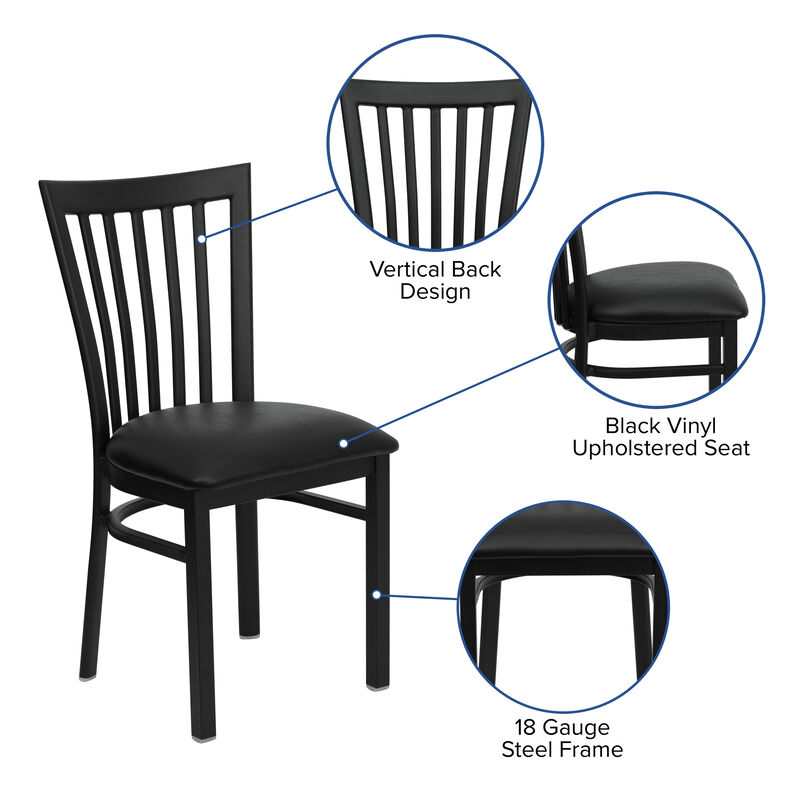 Metal Restaurant Chairs