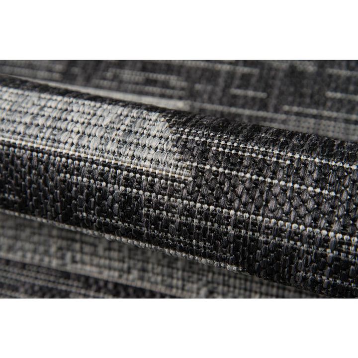 Novogratz Contemporary Runner Area Rug, Charcoal, 2'7 X 7'6 Runner