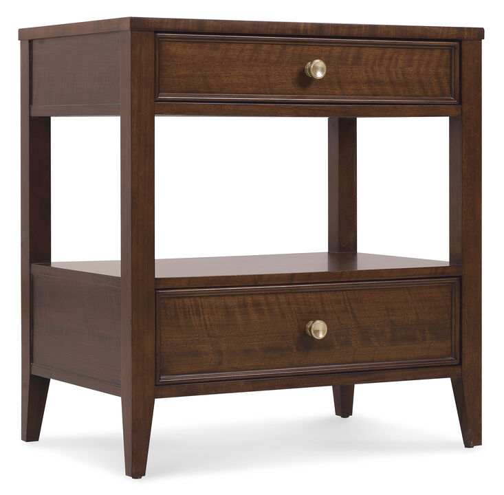 Archives Two-Drawer Nightstand