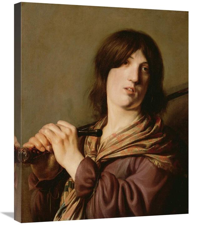 David with His Sword-Canvas Art-22x28