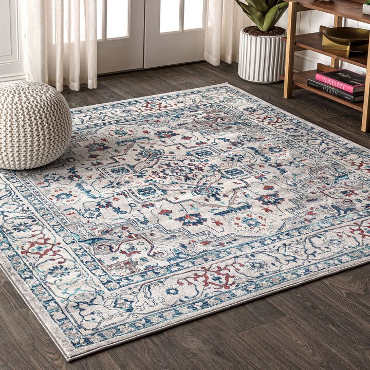 Edison Modern Persian Vintage Medallion Area Rug