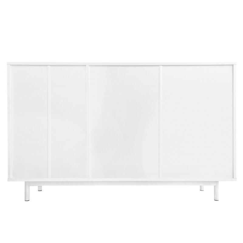 Merax Wave Pattern Storage Cabinet MDF