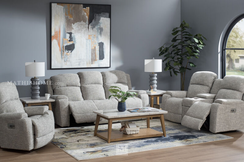Dorian Power Reclining Sofa with Headrest and Lumbar