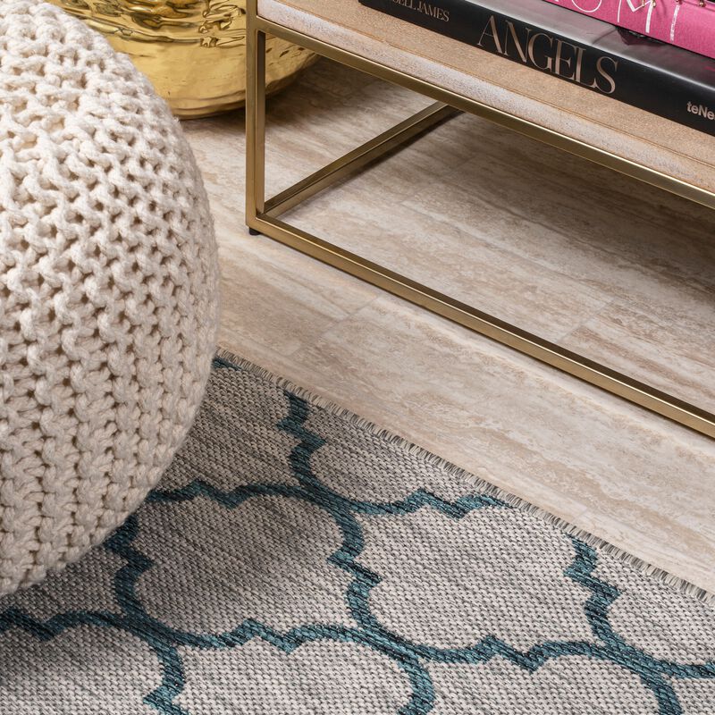 Arabesque Ogee Trellis Indoor/Outdoor Area Rug