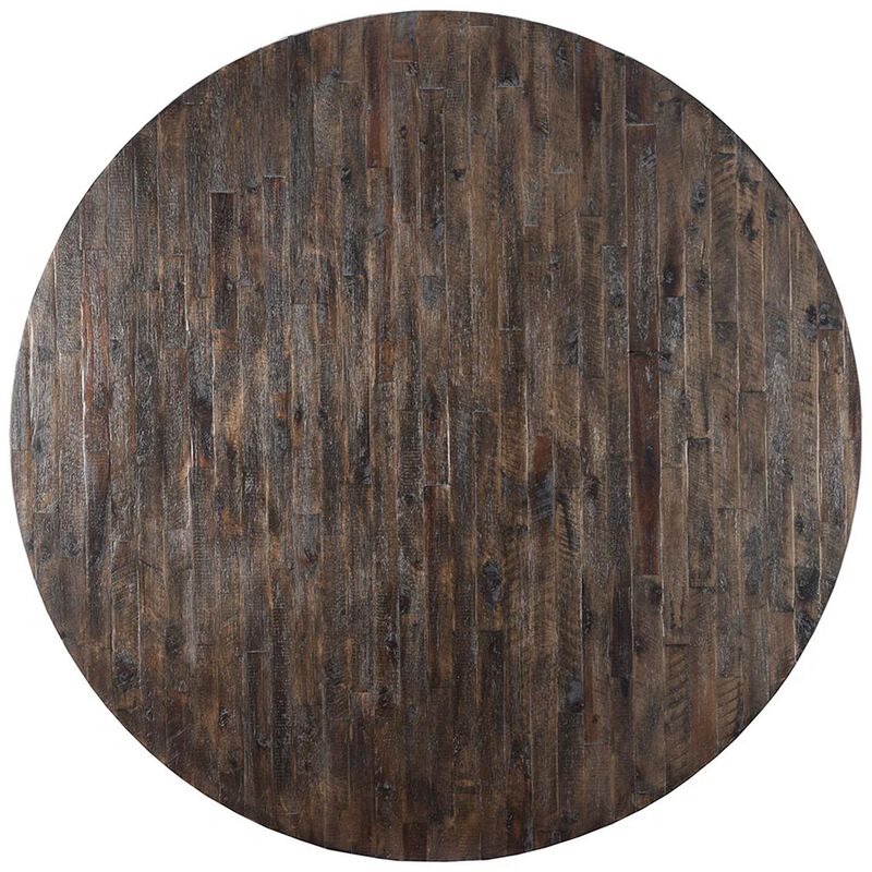 Newberry Round Dining Table, Salvaged Grey
