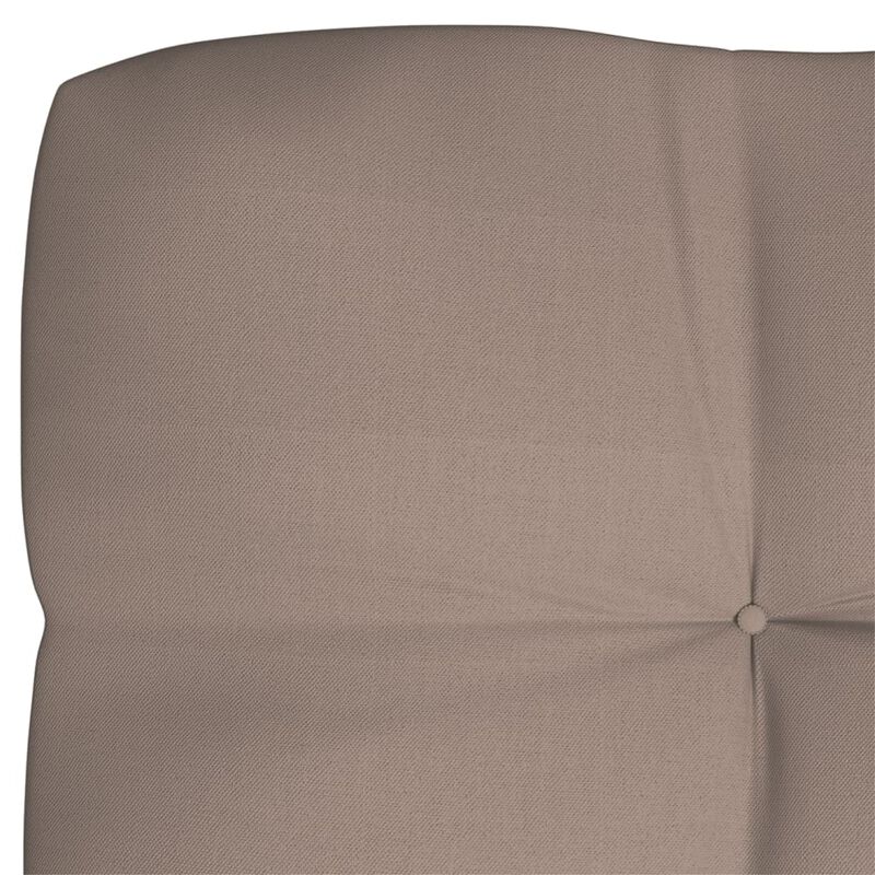 vidaXL Pallet Sofa Cushion Taupe 47.2"x15.7"x4.7"