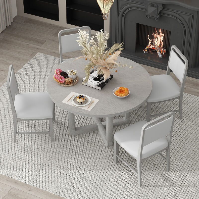 Merax 5-Piece Retro Dining Set